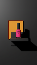 Neonpink Nagellack mit Extra-Glanz