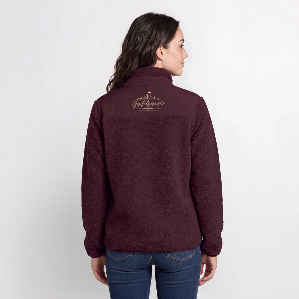 Unisex Sherpajacke - Maroon