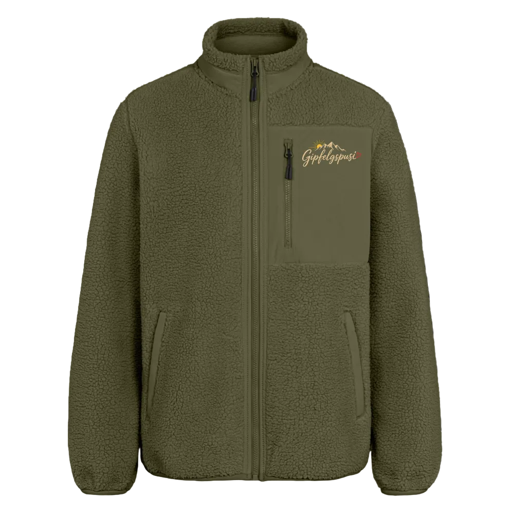 Unisex Sherpajacke - Khaki