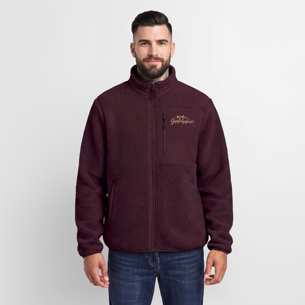 Unisex Sherpajacke - Maroon
