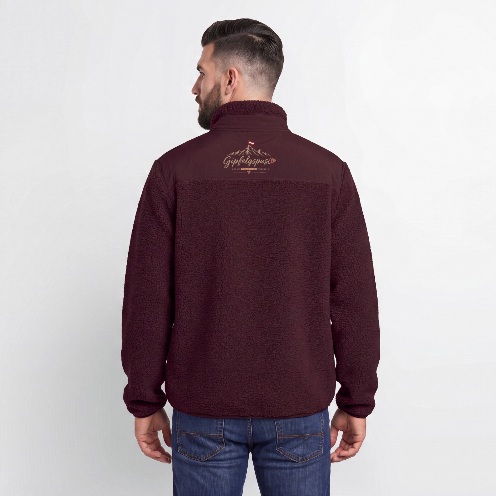 Unisex Sherpajacke - Maroon