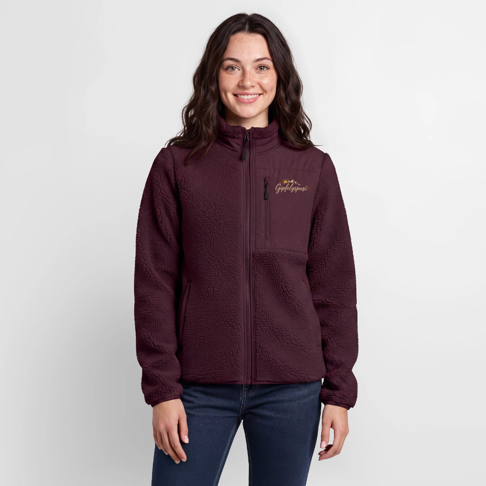 Unisex Sherpajacke - Maroon